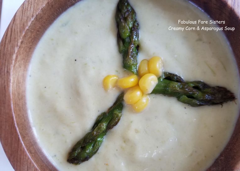 Creamy Corn & Aspagagus Soup 1